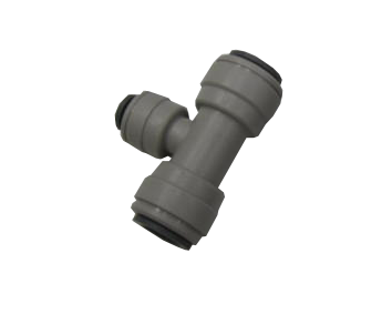 3/8 Push Fit - 1/4 Push Fit Reducing T