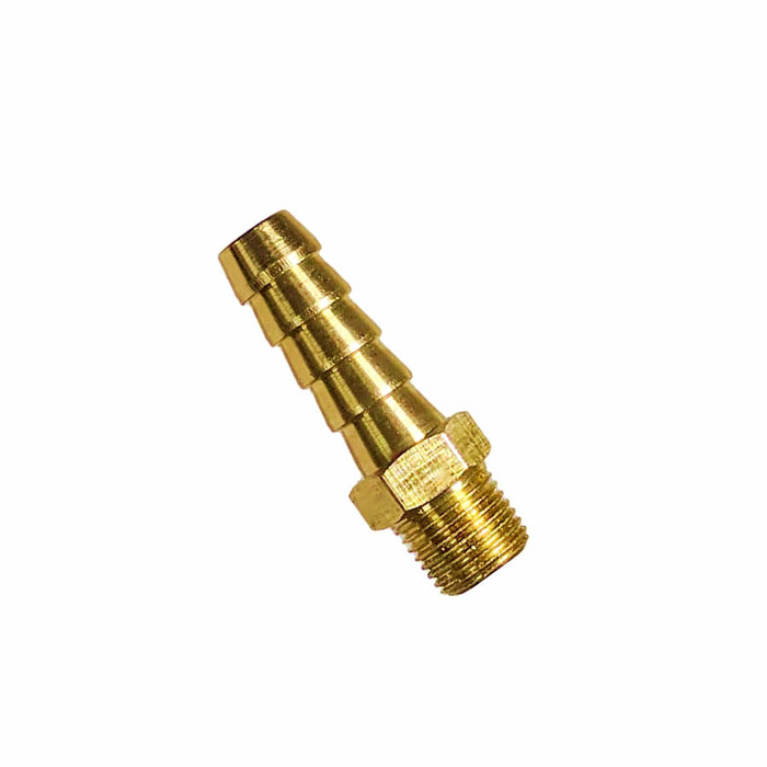 Hosetail 8mm- Brass - 1/8" Male Threaded