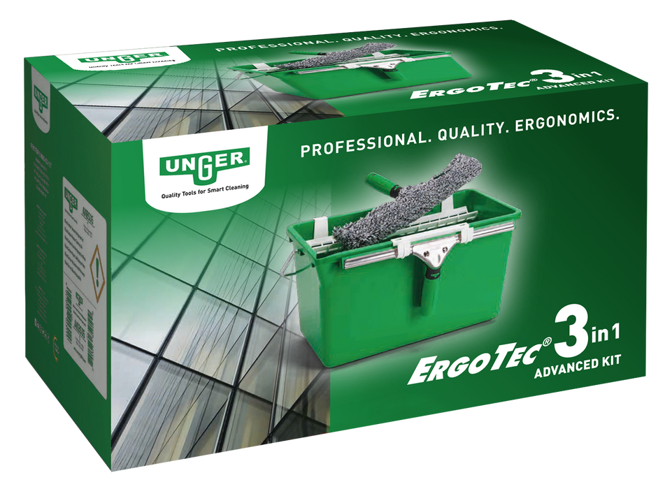 UNGER ErgoTec 3-in-1 Complete Kit