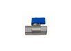 Tap/Flow Controller Threaded F-F 1/4"- Brass/Steel Blue