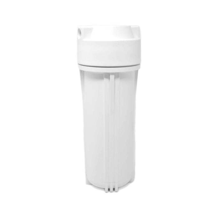 Filter Housing 10" 1/4 port MALE thread (White)