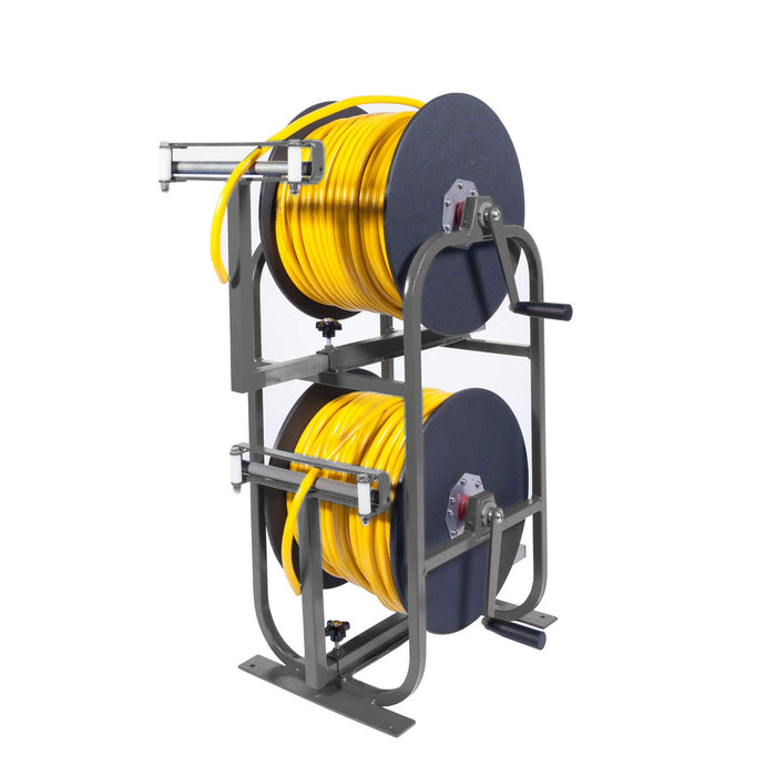 Pure Freedom Twin Stack Hose Reel & Hose Guide