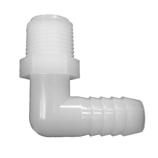 Elbow Hosetail 1/2in -1/2in Nylon (for pump with male fittings ...