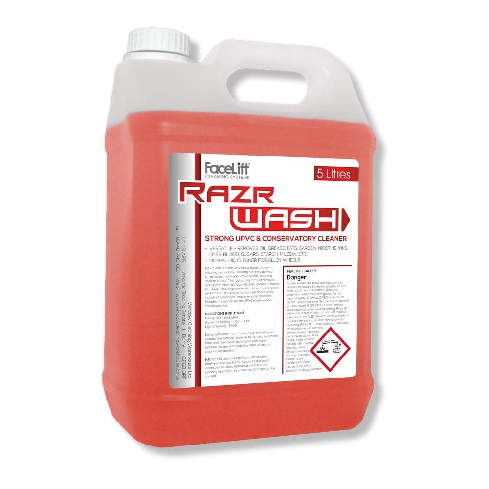 FaceLift® RazrWash uPVC Cleaner — Wintecs Window Cleaning Equipment